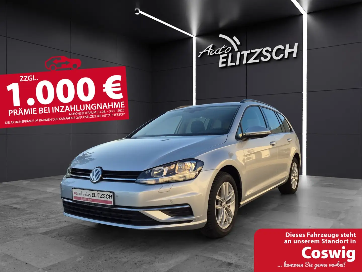 Volkswagen Golf VII Variant TSI Comfortline Climatronic PDC SH LM Silber - 1