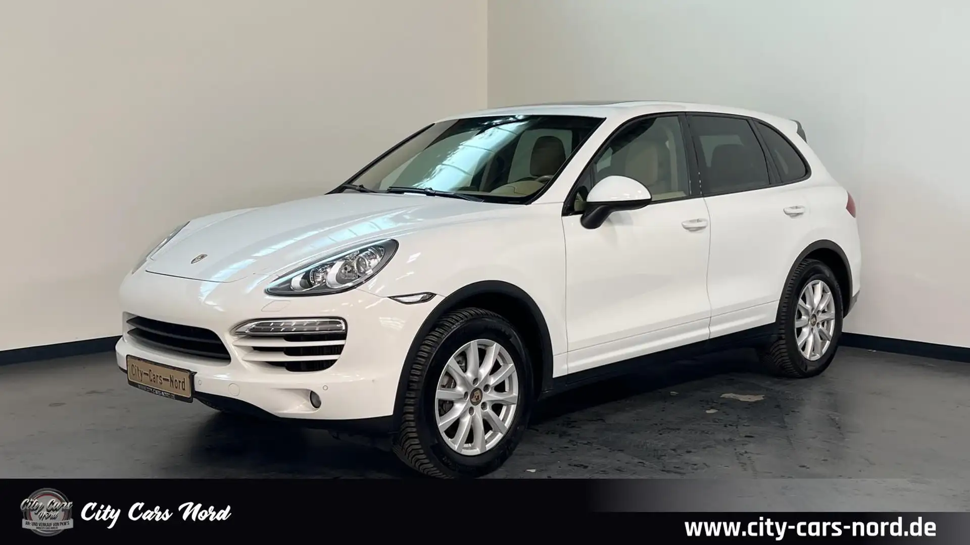 Porsche Cayenne Diesel BI-XENON-PANO-KAM-AHK-PCM Blanc - 1