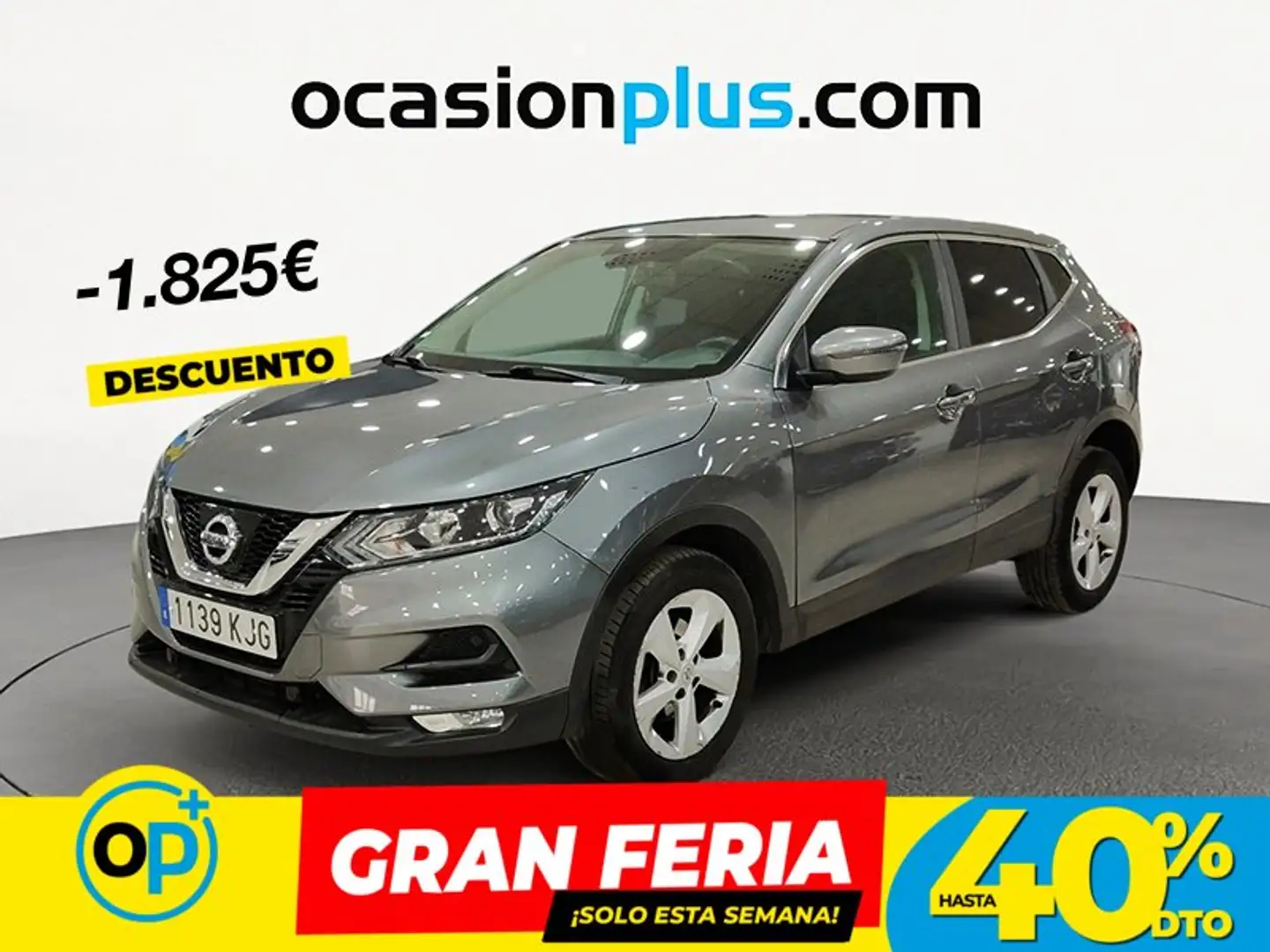 Nissan Qashqai 1.2 DIG-T Acenta 4x2 XTronic Gris - 1