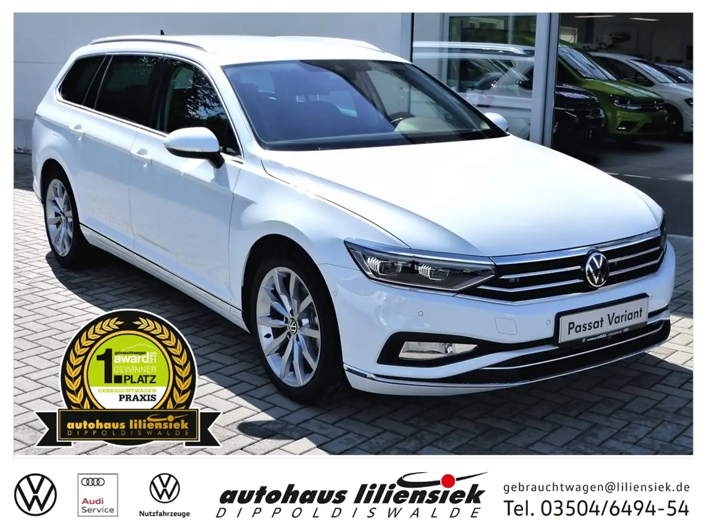 Volkswagen Passat Variant 2.0 TDI DSG Elegance *LED*PDC* Белый - 1