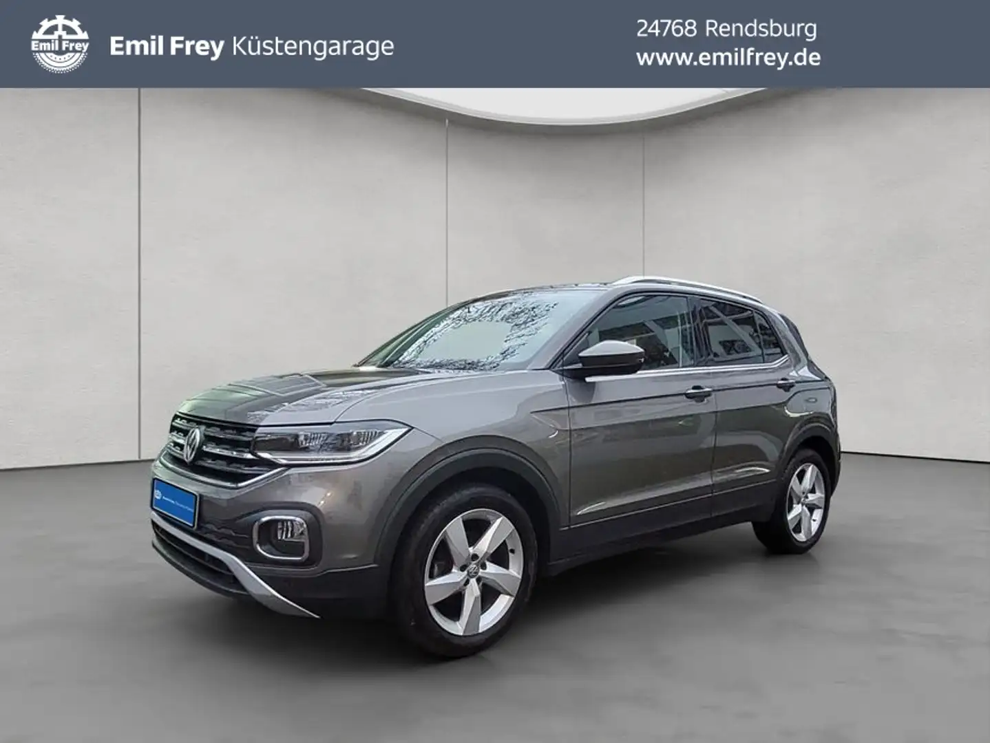 Volkswagen T-Cross 1.0 TSI Style Blind-Spot ACC LED Grau - 1