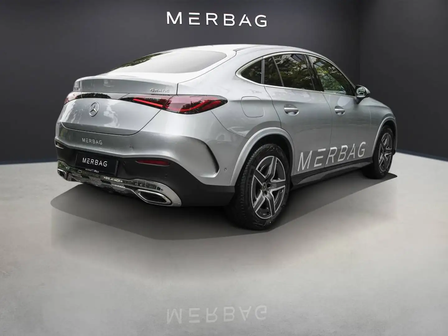 Mercedes-Benz GLC 200 COUPÈ-AMG-DISTRONIC-MEMORY-AHK-UVP 75.000,- Argent - 2