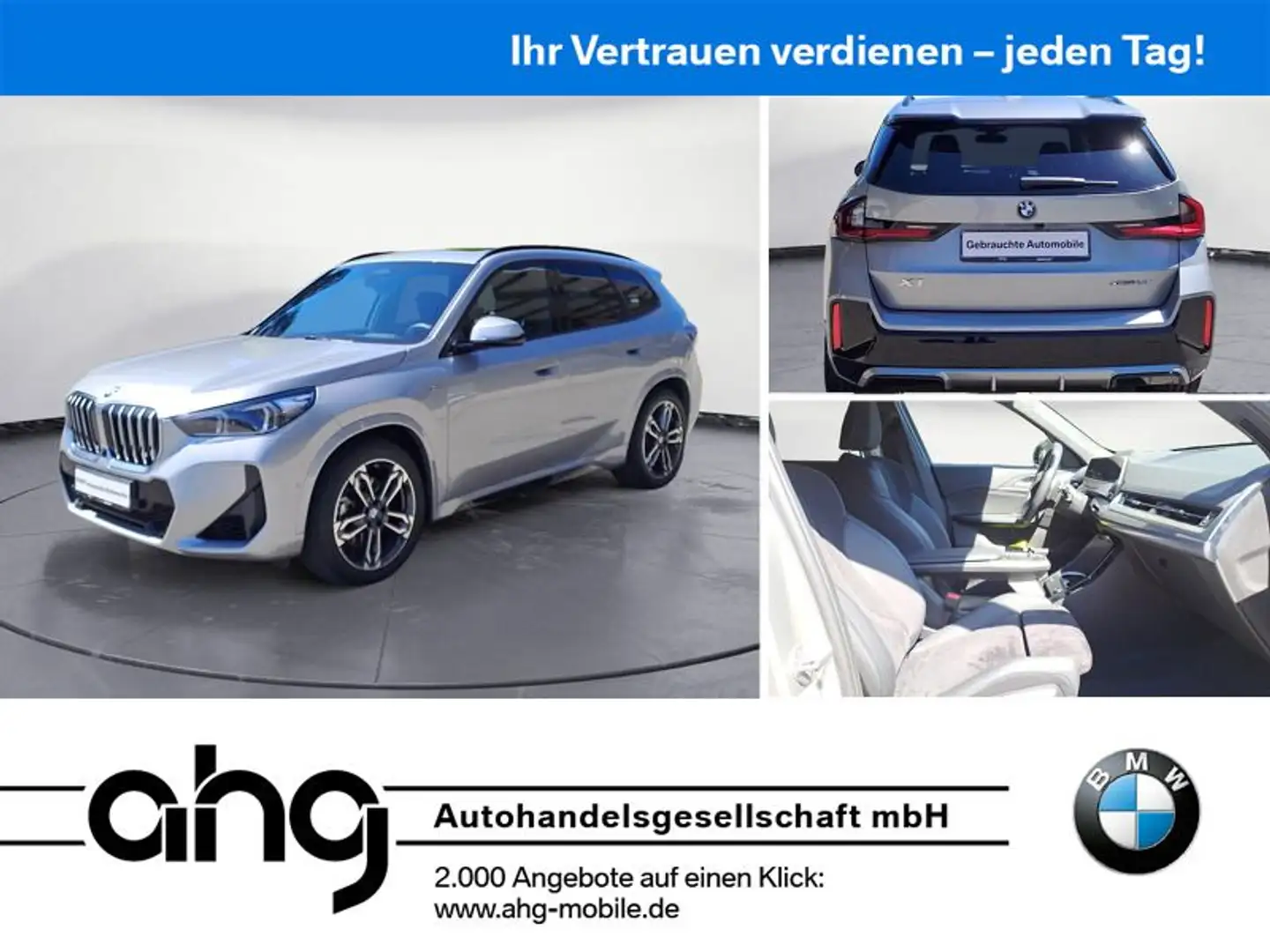 BMW X1 xDrive23i Steptronic M Sportpaket Panorama Silber - 1