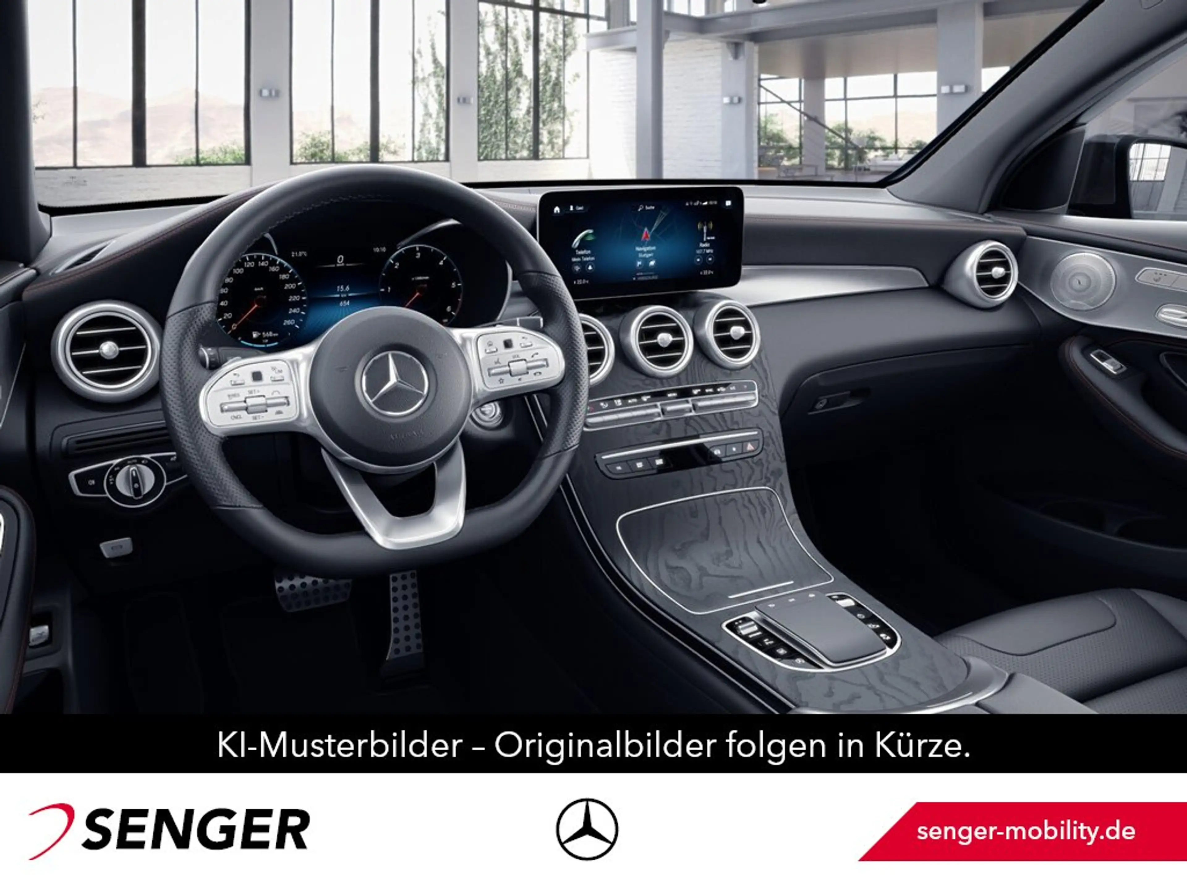 Mercedes-Benz GLC 220 d 4M Coupe AMG Night Burmester 360° AHK — photo 8