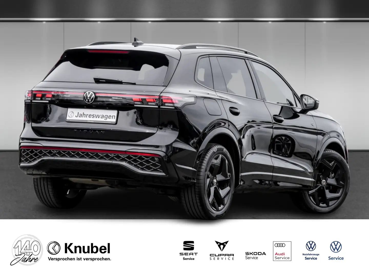 Volkswagen Tiguan R-Line 2.0 TDI DSG LEDER/AHK/el.Heckklappe Schwarz - 2