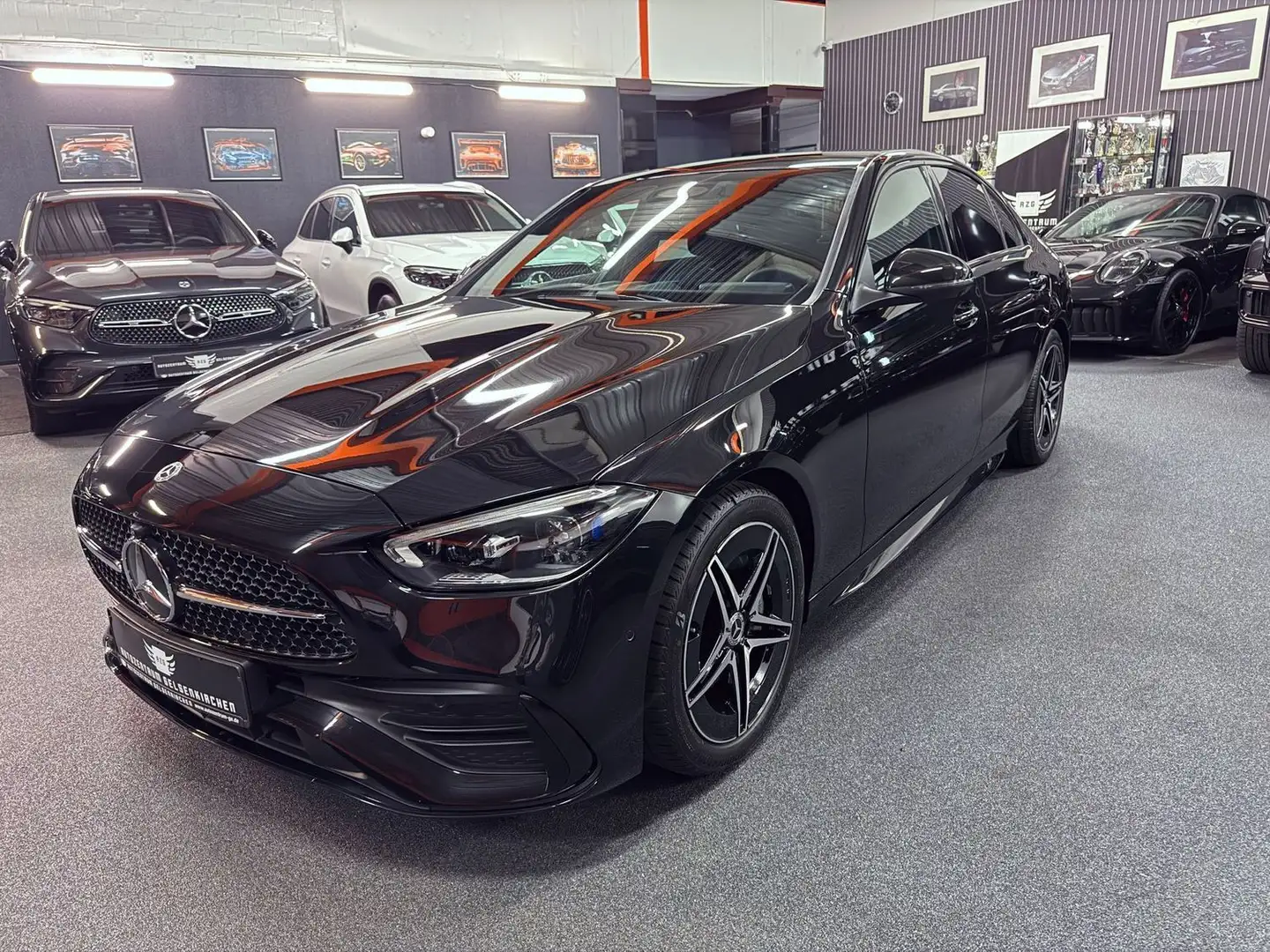 Mercedes-Benz C 200 AMG EDITION/DISTR/PANO/DIGITAL/MEMORY/360° Schwarz - 1