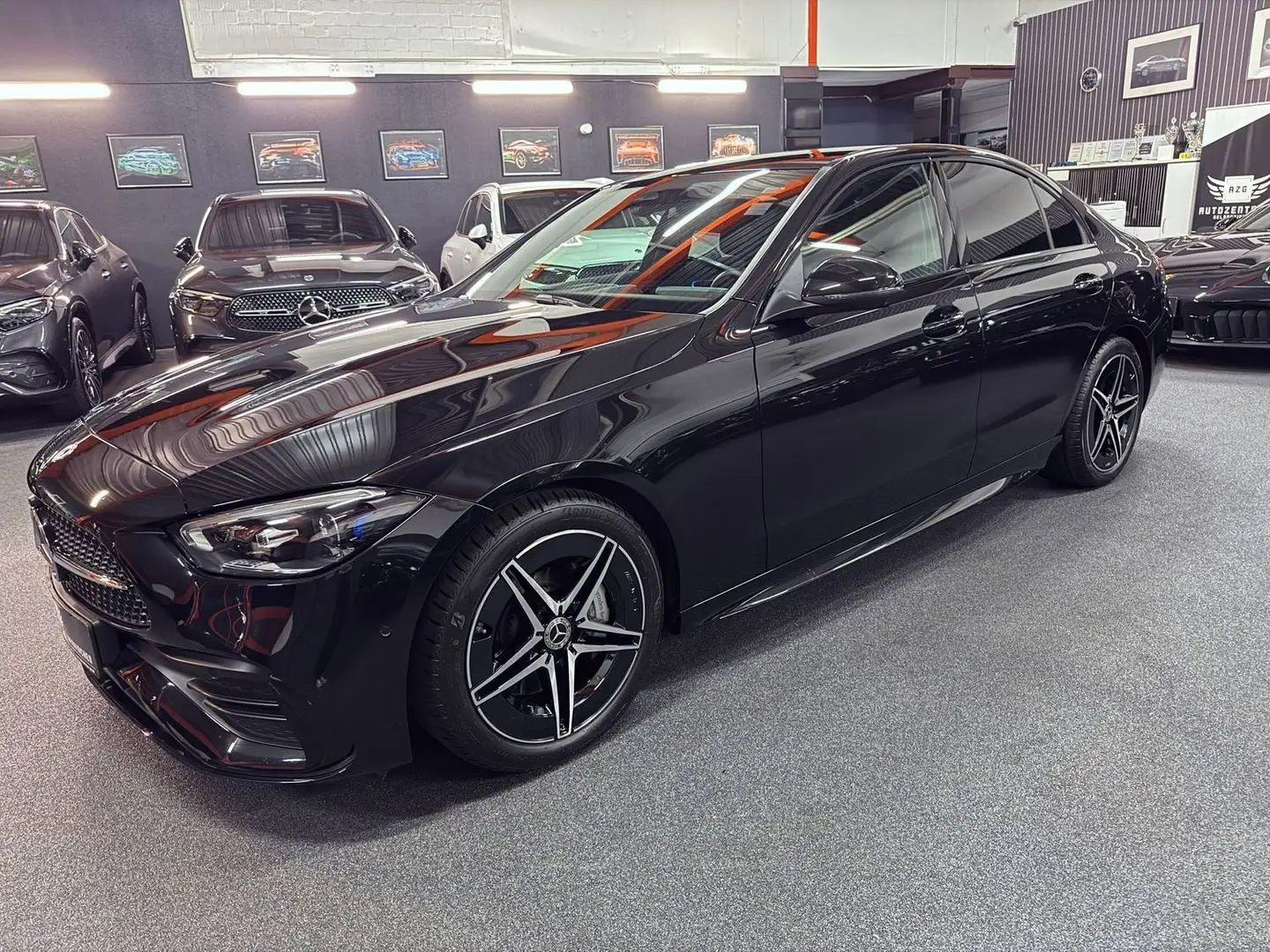 Mercedes-Benz C 200 AMG EDITION/DISTR/PANO/DIGITAL/MEMORY/360° Schwarz - 2