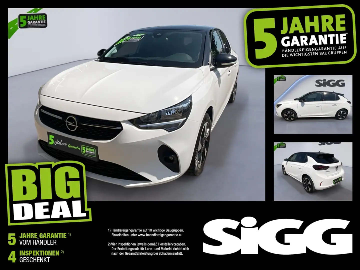 Opel Corsa F e Edition Sitzheizung, Klimaautomatik, Weiß - 1