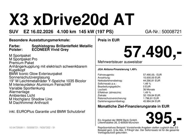 BMW X3 view 2