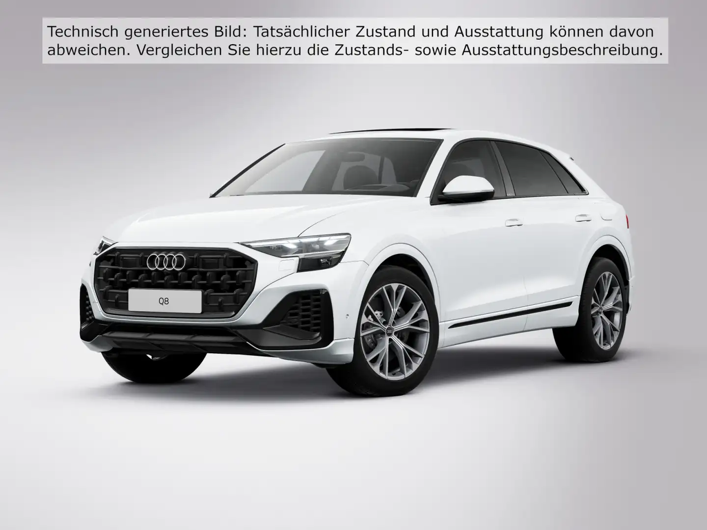 Audi Q8 SUV TFSI e 55 e quattro Matrix 360° HUD AHK Weiß - 2
