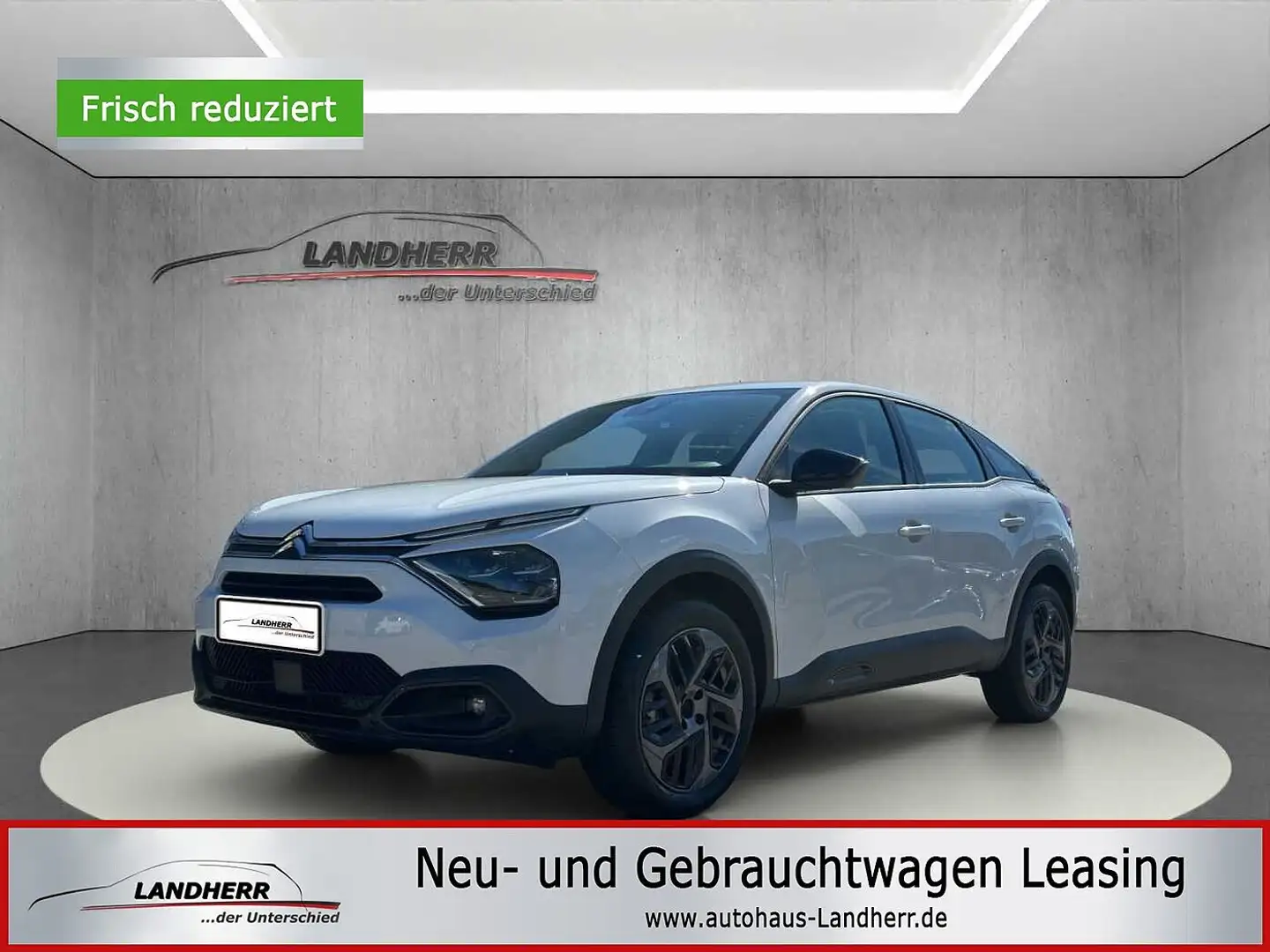 Citroen C4 1.2 Plus// ALU  Kamera  Navi  PDC Weiß - 1