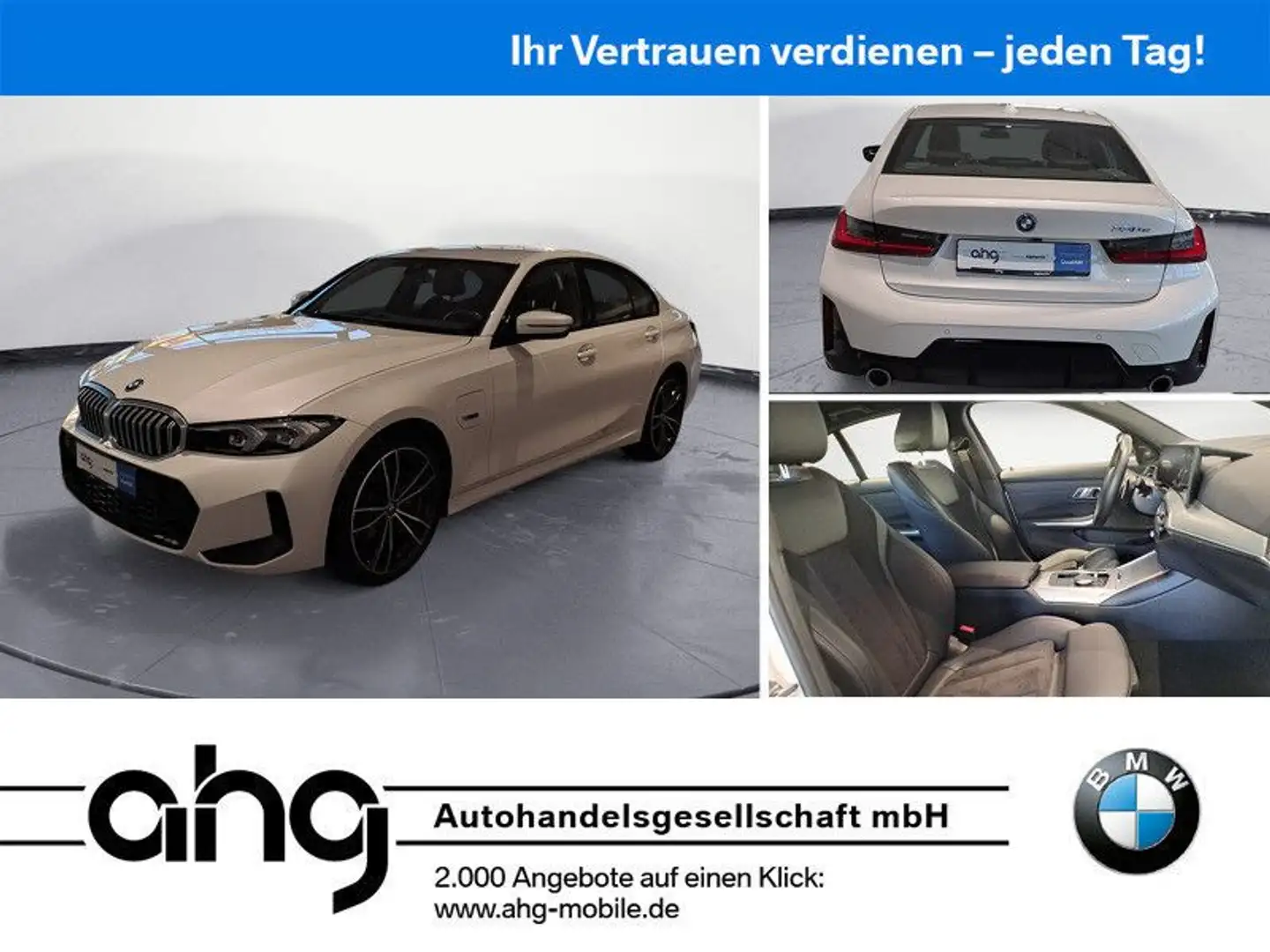 BMW 330 e Limousine M Sport Harman/Kardon Lenkradheiz Weiß - 1