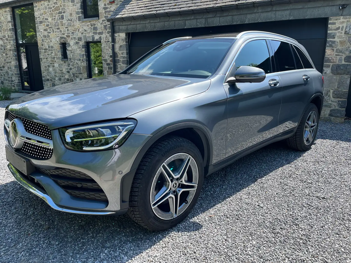 Mercedes-Benz GLC 300 de 4-Ma PHEV Pack AMG/Toit panoramique/Attelage Gris - 1