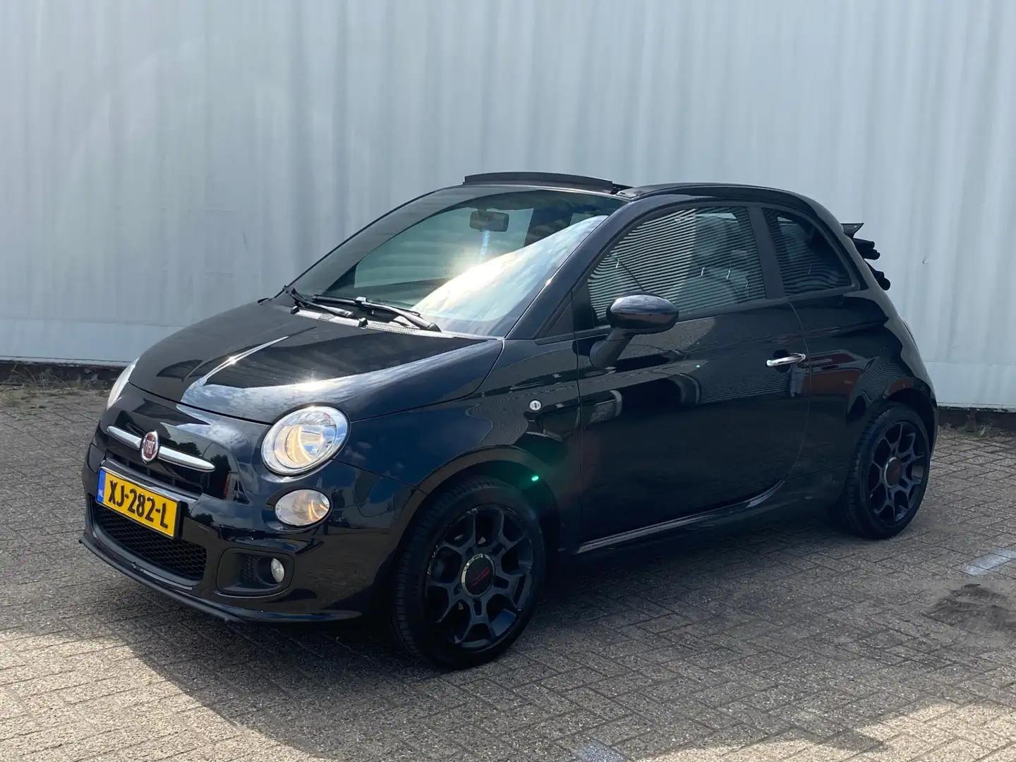 Fiat 500C 1.2 Lounge Cabrio Airco / Sport stoelen Zwart - 2