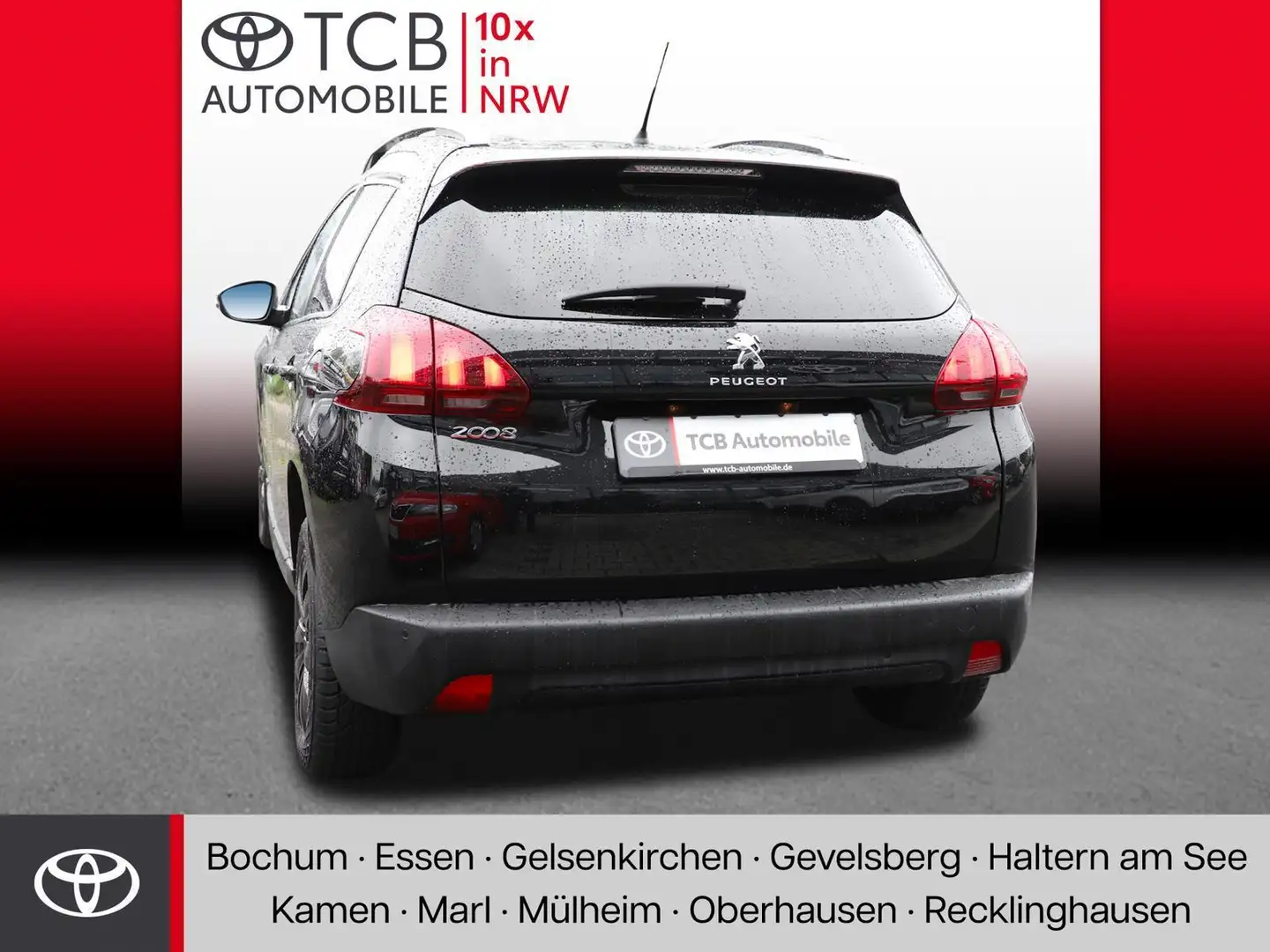 Peugeot 2008 Style SHZ PDC KLIMA BT ZV SERVO USB eFH NSW Schwarz - 2