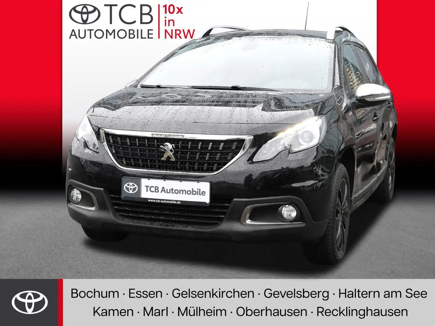 Peugeot 2008 Style SHZ PDC KLIMA BT ZV SERVO USB eFH NSW Schwarz - 1