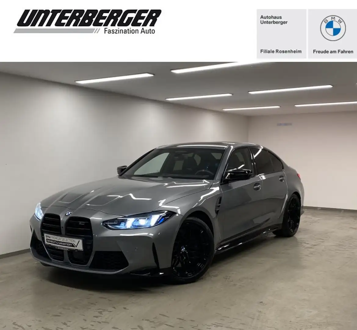 BMW M3 Competition M xDrive Limousine DA. Prof. PA. Plus Grau - 1