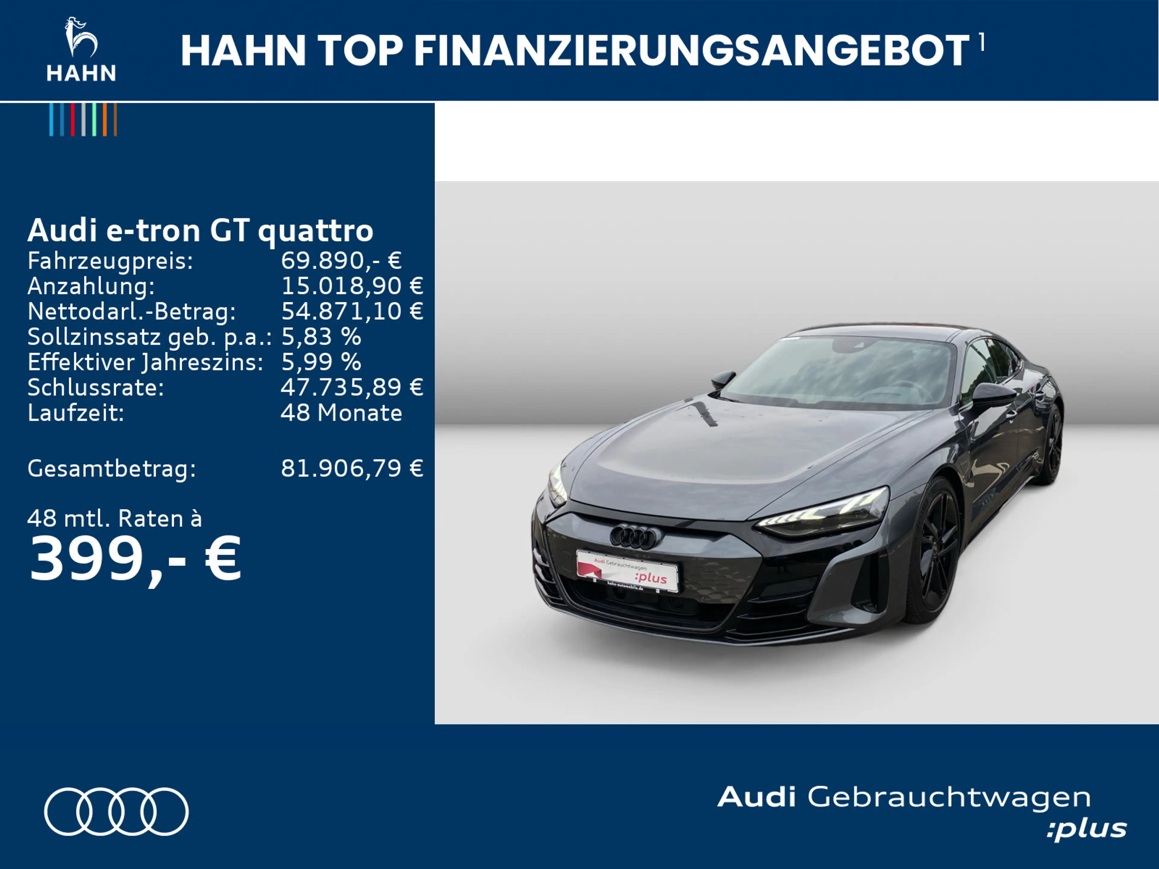 Audi e-tron GT e-tron GT RS quattro S-trc HUD CAM Matrix Optik- — photo 2