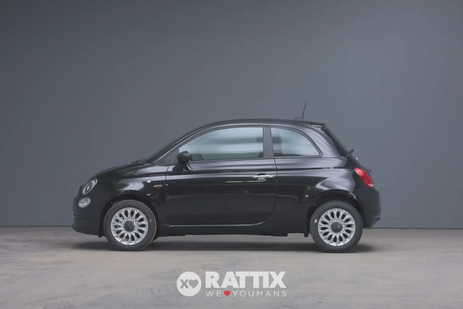 Fiat 500 1.0 Hybrid 70CV Nero - 2