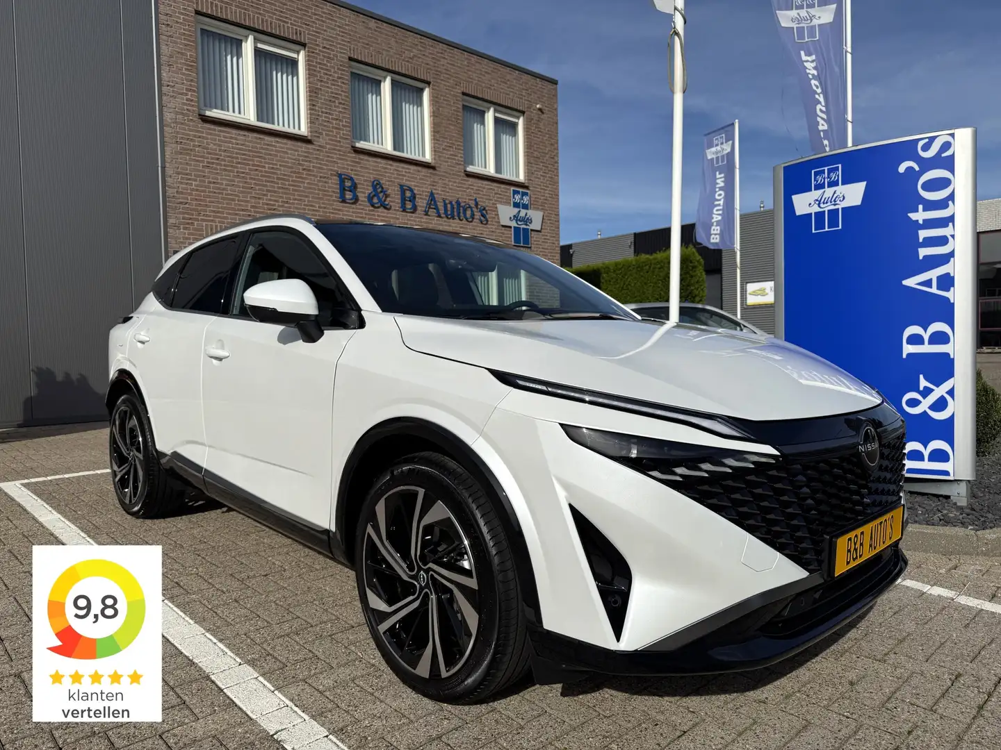 Nissan Qashqai 1.3 MHEV 158pk Xtronic Tekna Plus l PANO-DAK l ACC Wit - 1