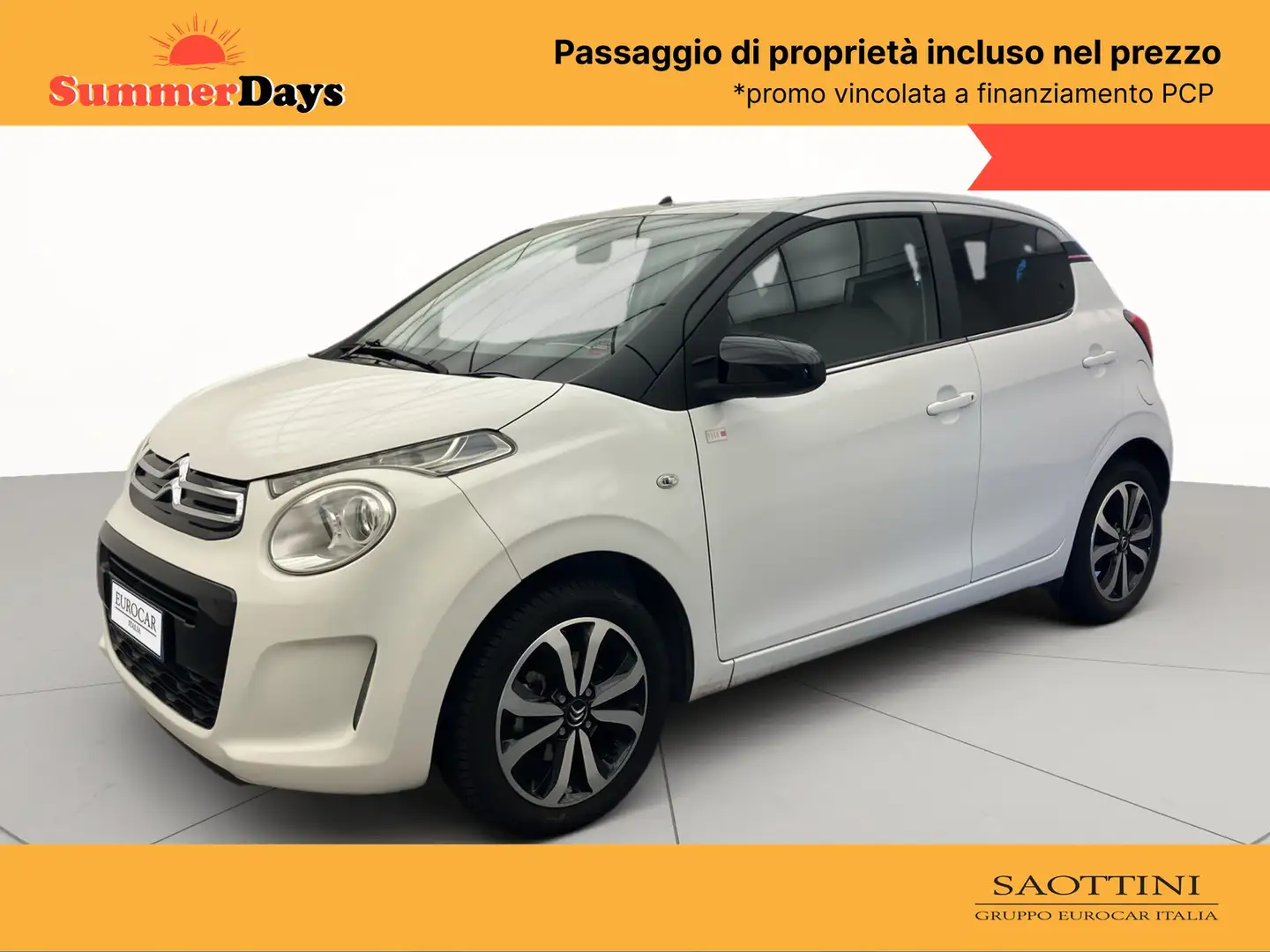 Citroen C1 5p 1.0 vti Elle 72 CV Bianco - 1