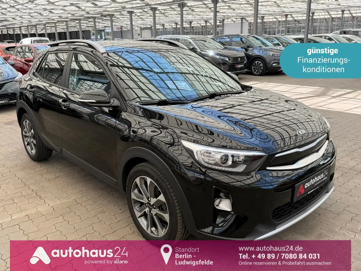 Kia Stonic 1.0 T-GDI Vision  PDC|CarPlay|Sitzhzg Schwarz - 1
