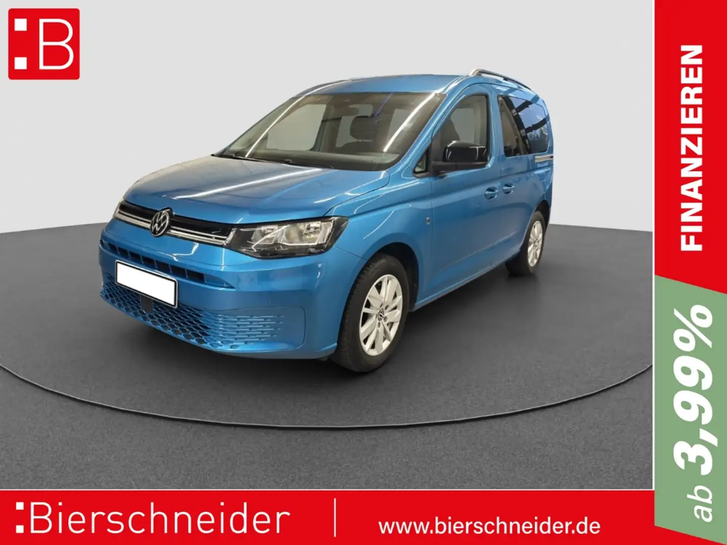 Volkswagen Caddy Kombi 2.0 TDI Life AB 185EUR NAVI SHZ PDC Bleu - 1