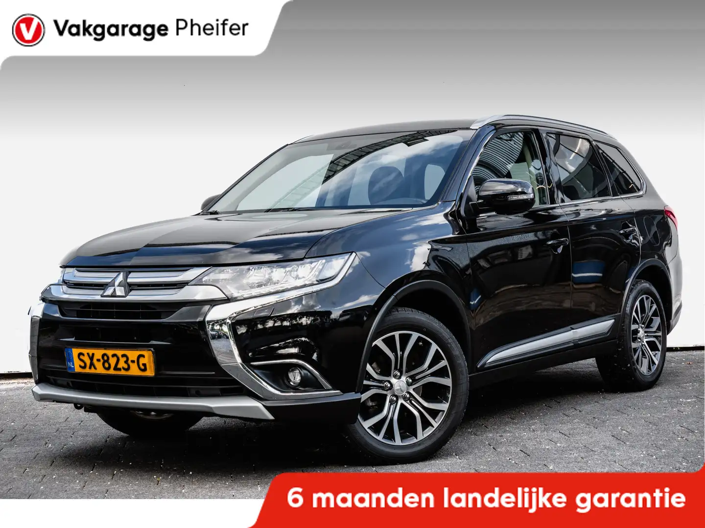 Mitsubishi Outlander 2.0 150pk Aut. Connect Pro Trekhaak/ Camera/ Rockf Zwart - 1