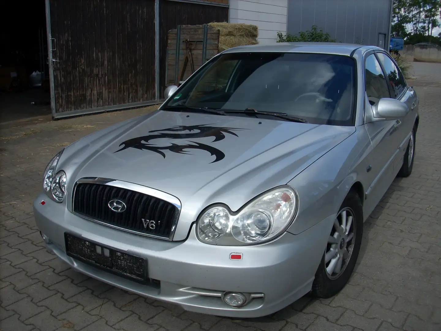 Hyundai SONATA 2.7 V6 GLS AUTOMATIK-- SCHLACHTFEST !!!!! Plateado - 1