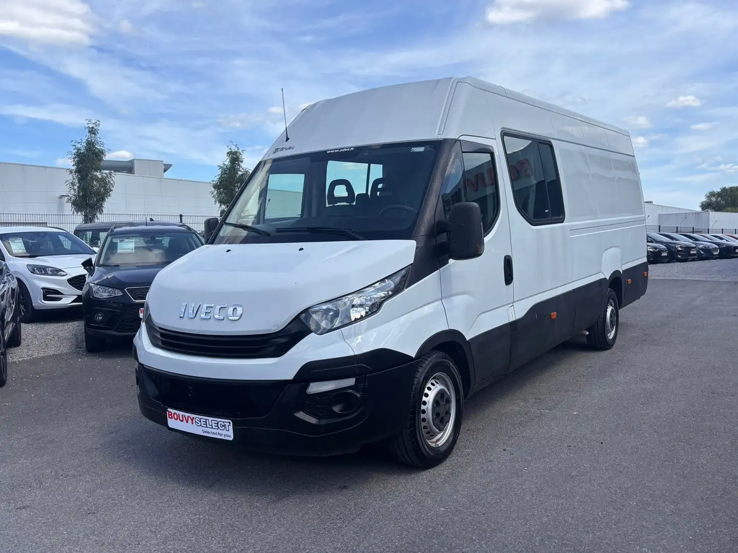 Iveco Daily 2.3D Turbo 136CV L4H1 *7 PLACES*CLIM*CRUISE*LIMIT* Wit - 1