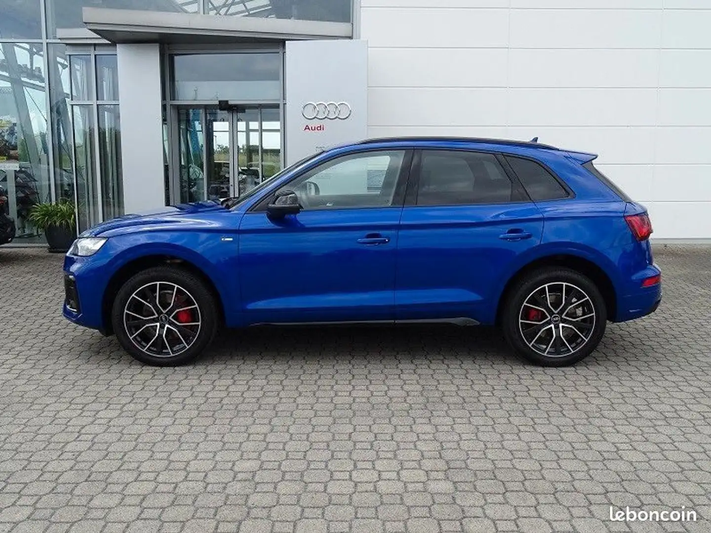 Audi Q5 40 TDI Mild Hybrid S line 204CH Quattro GPS-LED-VI Bleu - 2