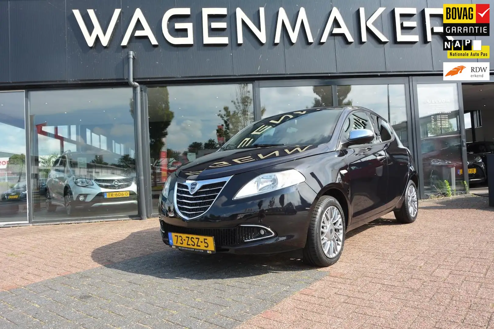 Lancia Ypsilon 0.9 TwinAir Platinum AUT|Clima|Leder|Stoelvw. Azul - 1