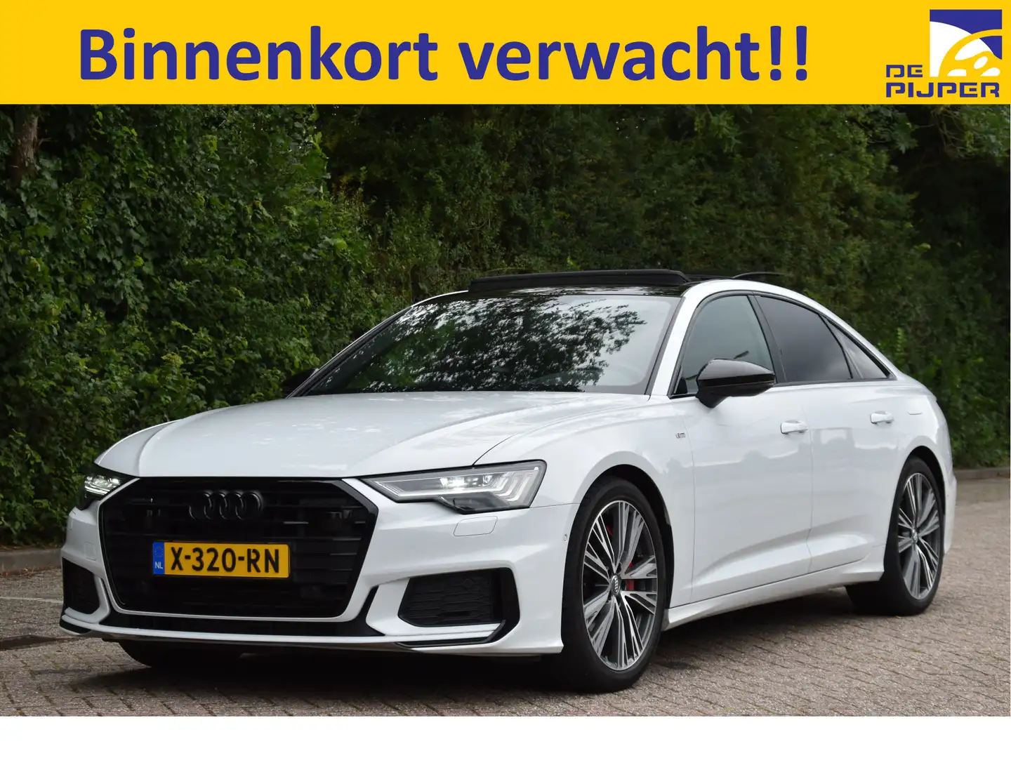 Audi A6 Limousine 55 TFSI e quattro Competition 3x S-Line Weiß - 1