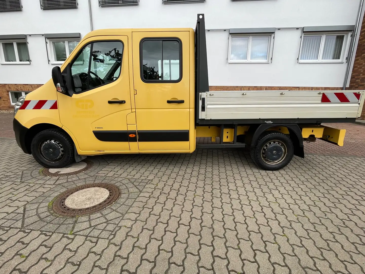 Opel Movano 2.3 Doppel Kabine Pritsche Klima Tempoma Gelb - 2