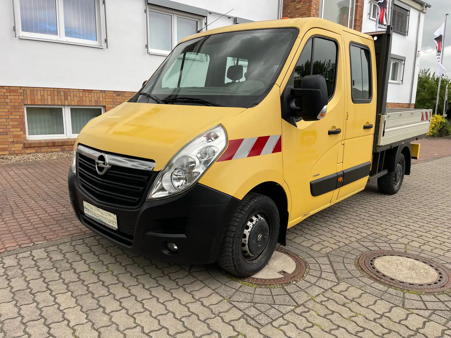 Opel Movano 2.3 Doppel Kabine Pritsche Klima Tempoma Gelb - 1
