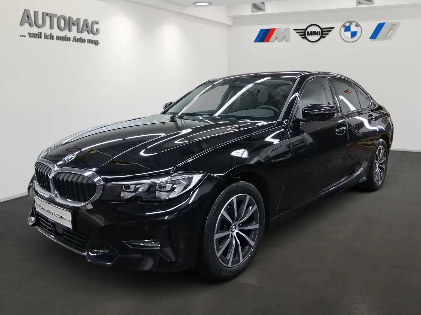 BMW 318 d Live CockpitProf., Stop&Go, Driving Assist, Unfa Schwarz - 1