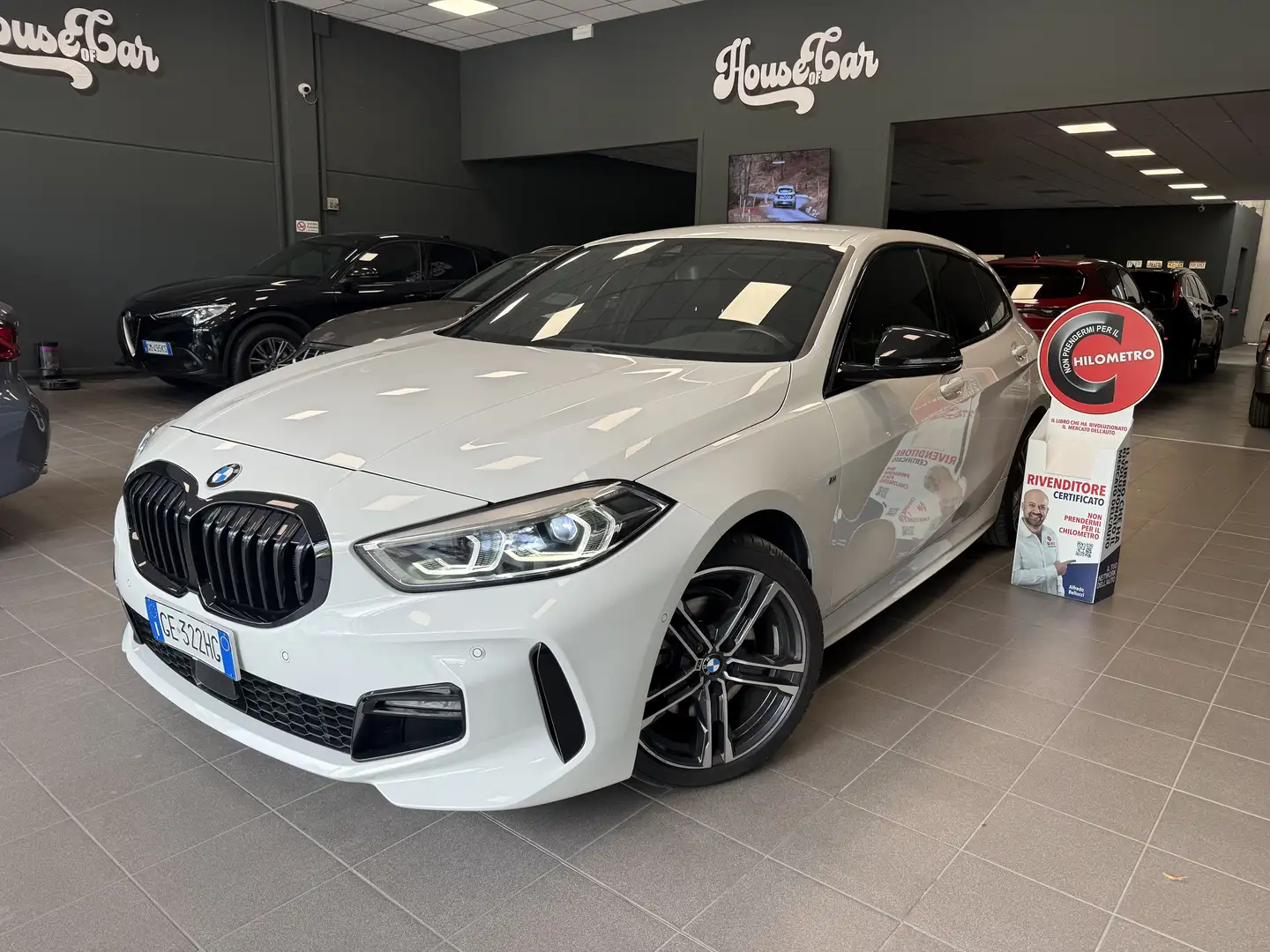 BMW 118 118d Msport auto Weiß - 1