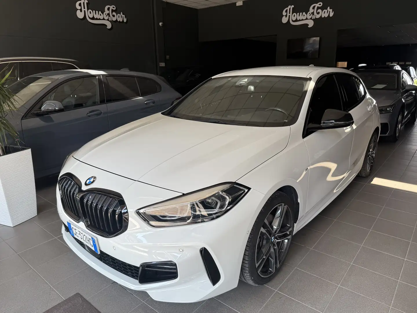 BMW 118 118d Msport auto Blanc - 1