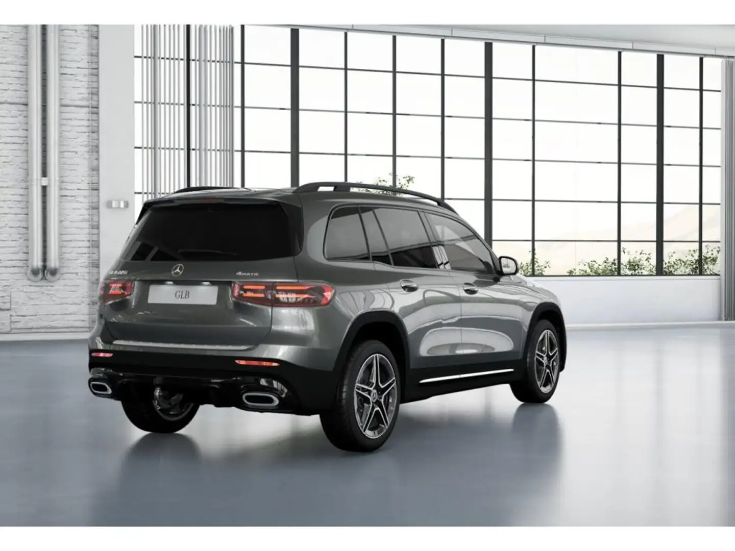 Mercedes-Benz GLB 220 4M AMG-Sport/360/Pano/AHK/Night/Totw/19" Grau - 2