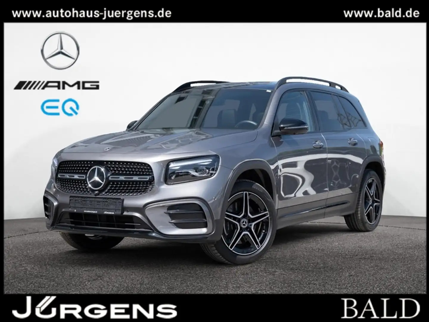 Mercedes-Benz GLB 220 4M AMG-Sport/360/Pano/AHK/Night/Totw/19" Grijs - 1