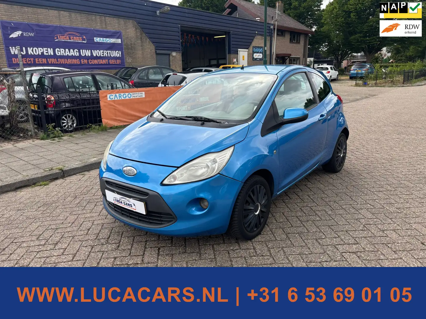 Ford Ka/Ka+ 1.2 Titanium Airco NIEUWE APK! Azul - 1