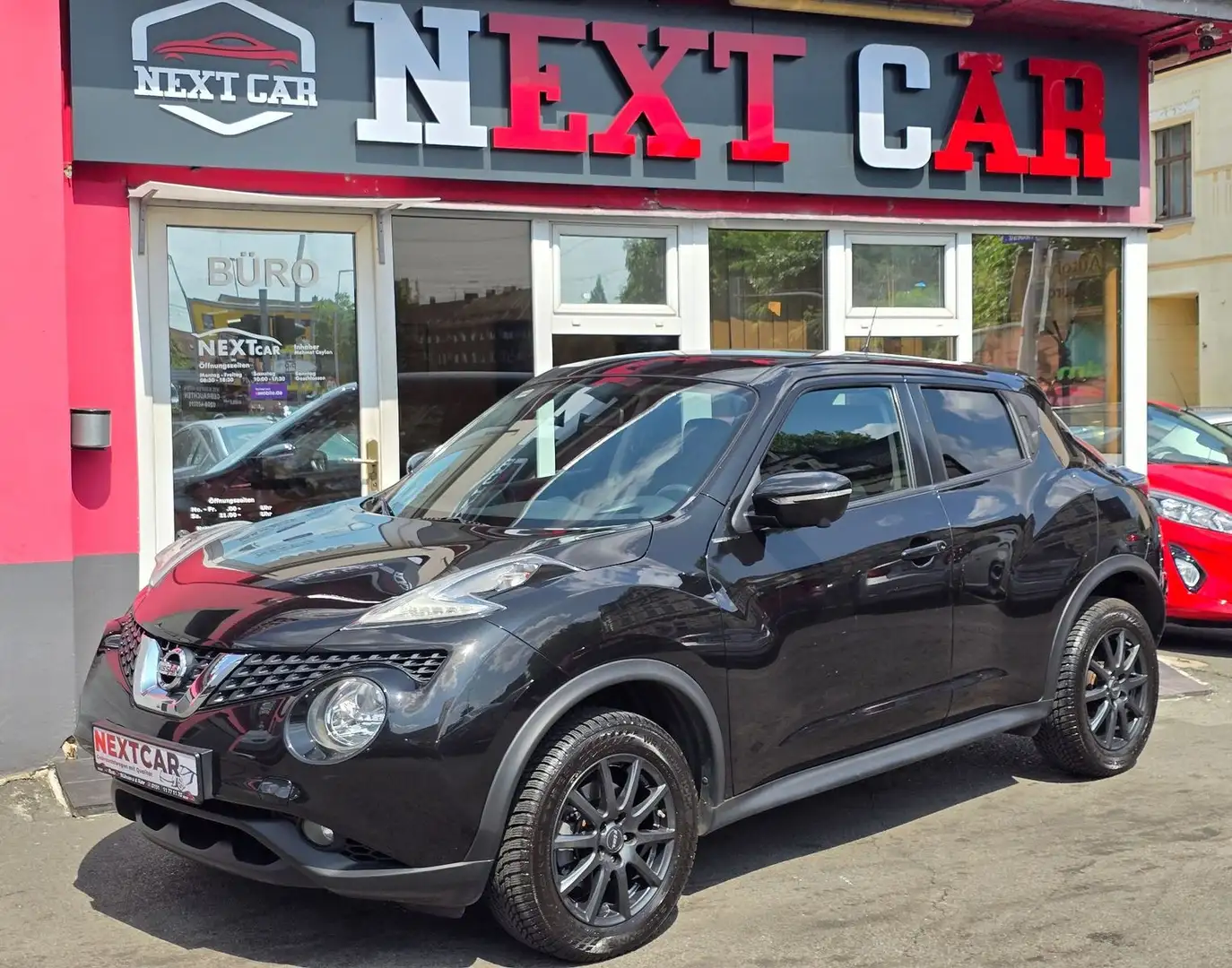 Nissan Juke 1.6 Acenta 4x2/Auto/360°/Navi/wenigKM Schwarz - 2