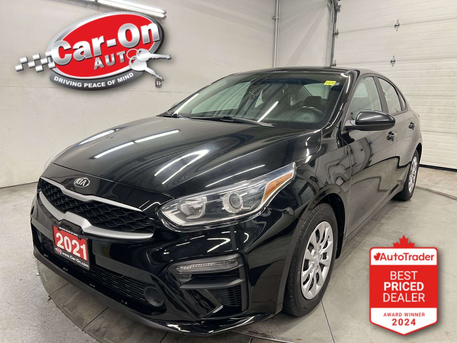 Black 2021 Kia Forte LXS FWD Sedan Front-Wheel Drive Automatic