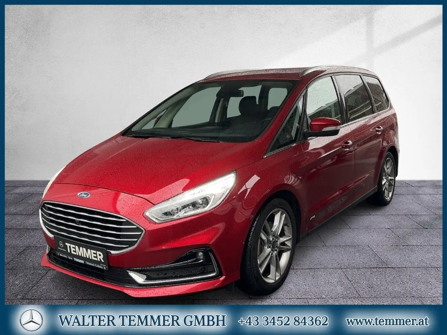 Ford Galaxy 2,0 AWD Titanium Aut. 7-Sitzer AHV NAV Rot - 1