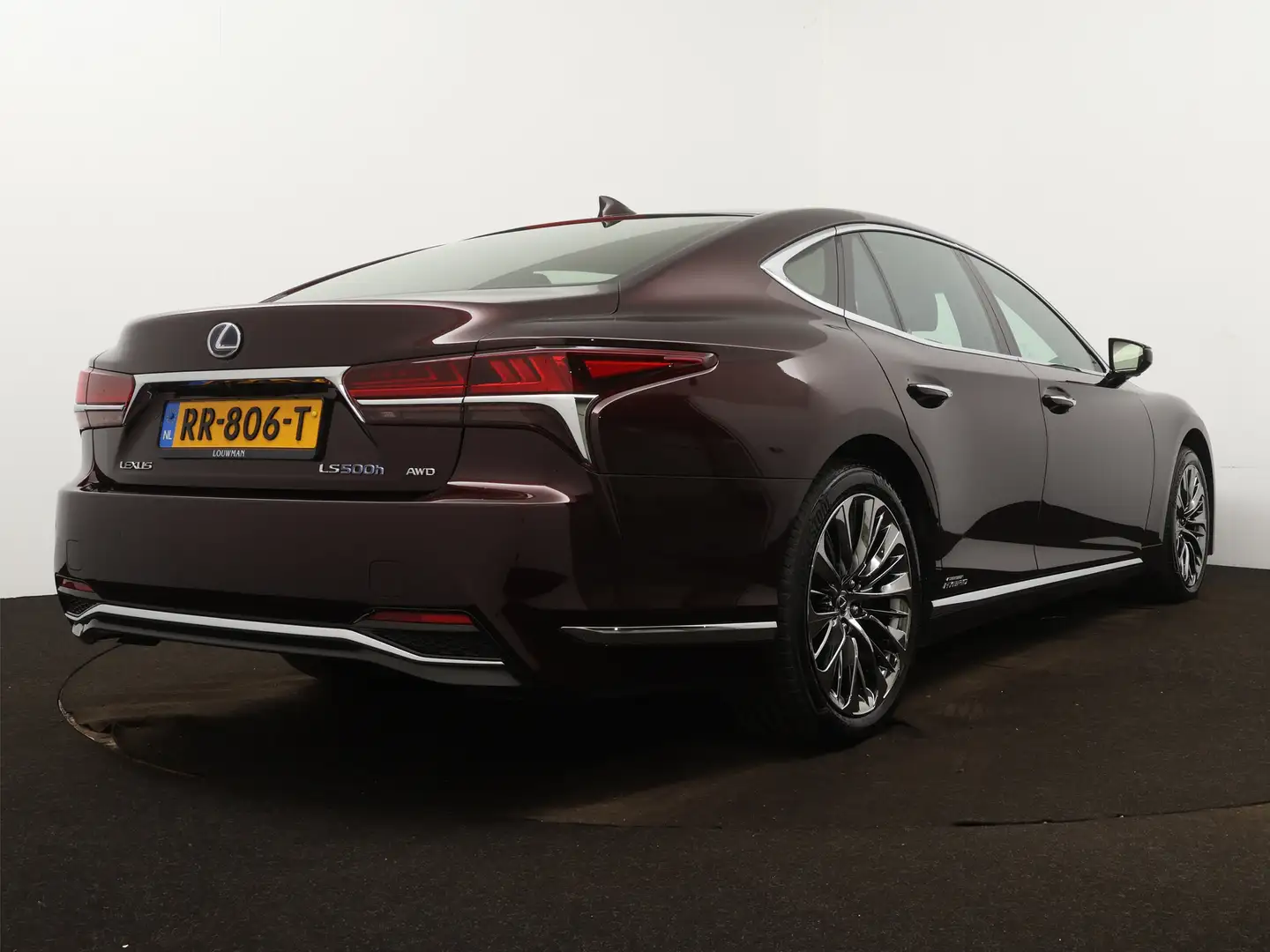 Lexus LS 500 500h AWD Executive Line | LED | Head up Display | Czerwony - 2