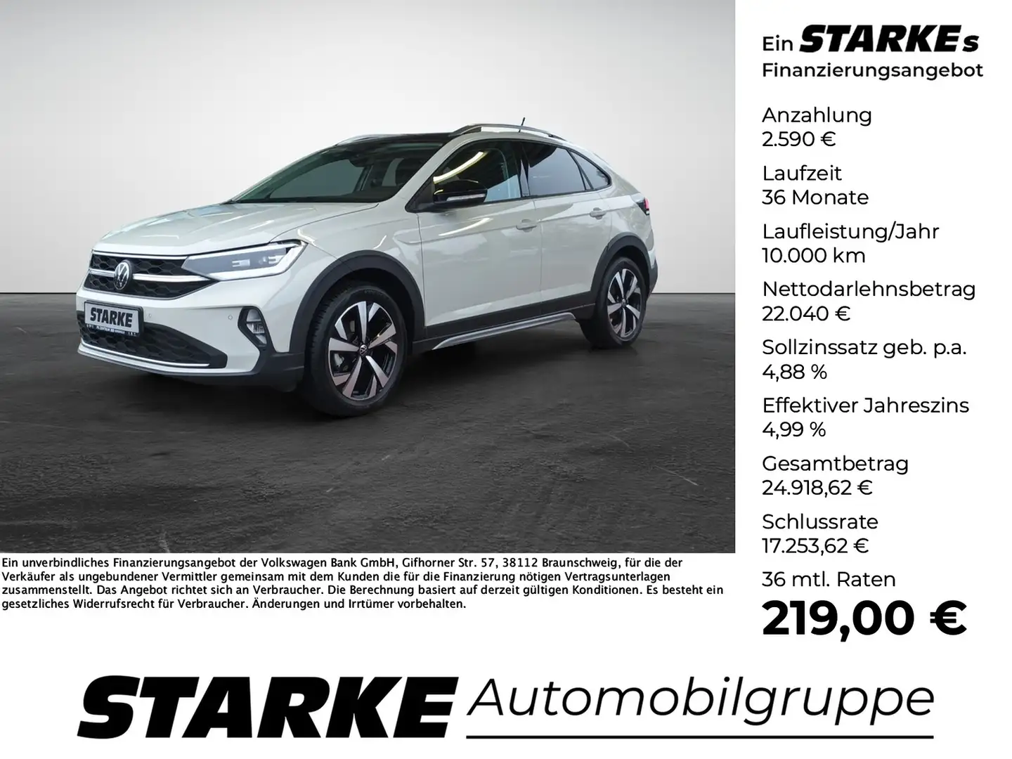 Volkswagen Taigo 1.0 TSI DSG Style Grau - 1