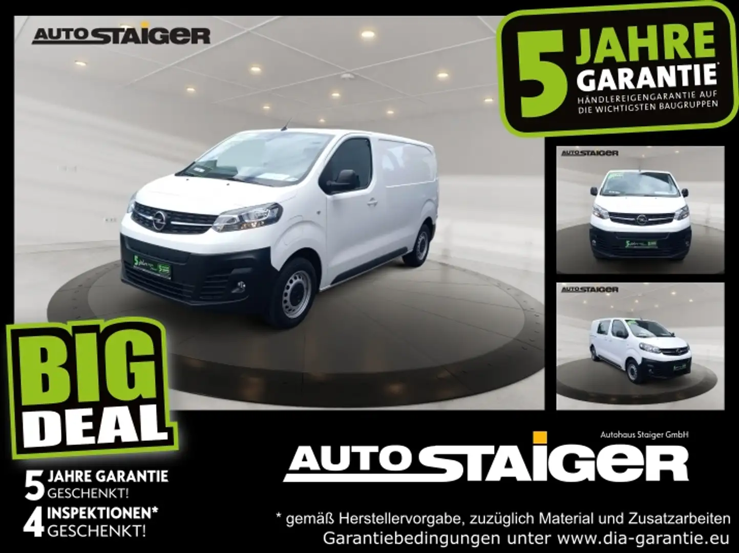 Opel Vivaro Kasten -e 50kWh Edition M PDC, Klima, Blanco - 1