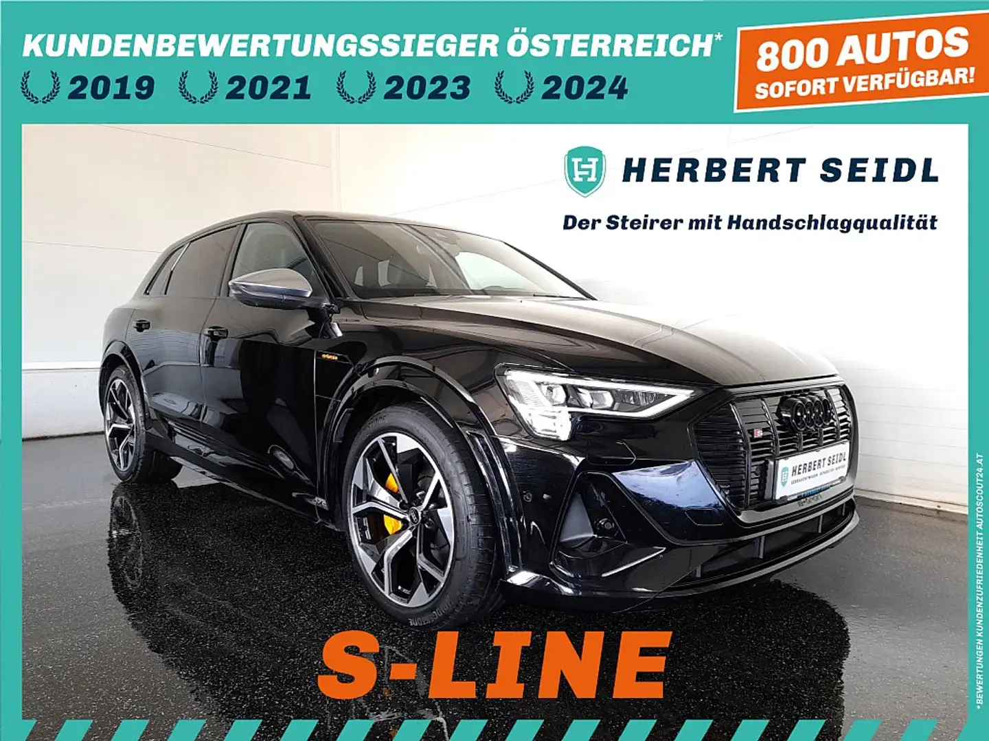 Audi e-tron 95 quattro  S-LINE *NP: € 109.756.- / MATRIX-LE... Schwarz - 1