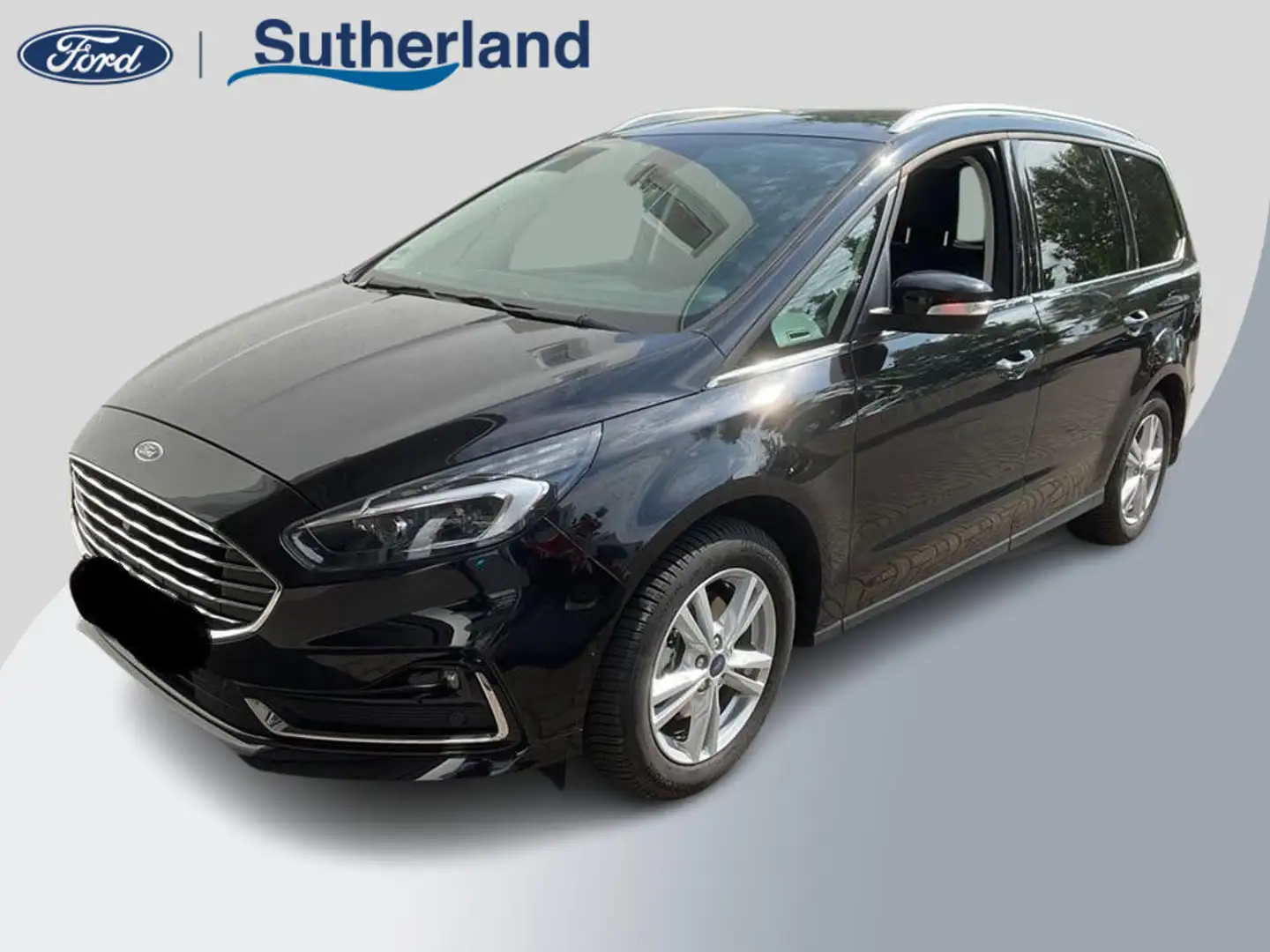 Ford Galaxy 2.5 FHEV Titanium 190pk | 7 persoons | Adaptive cr Zwart - 1