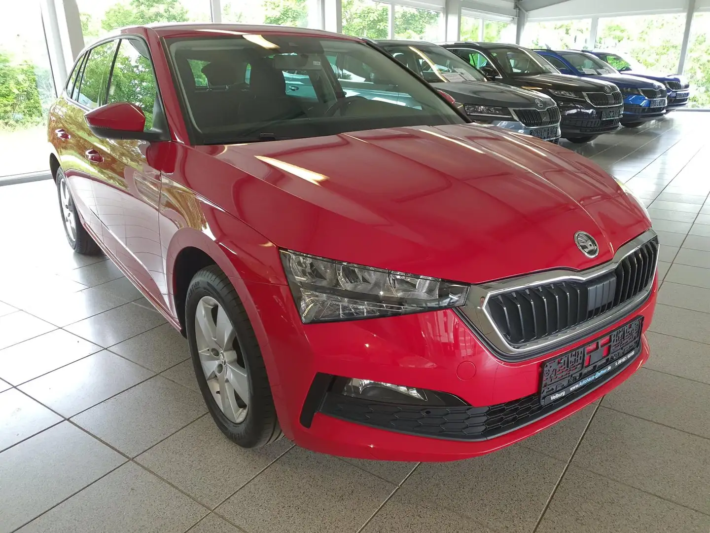 Skoda Scala TSI Amb. Garantie 10/25 LED PDC Sitzheiz. 8fach be Rot - 1